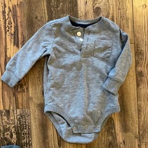 Oshkosh long sleeve button bodysuit